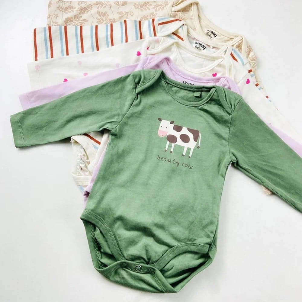 Cotton Baby Romper — Short Sleeve Bodysuit